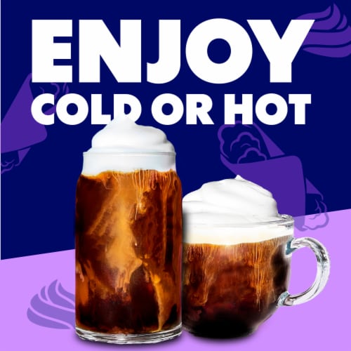 Coffee mate Italian Sweet Crème Flavored Cold Foam Creamer Non-Dairy 50 Servings Perspective: top