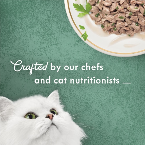 Purina Fancy Feast Medleys Wet Cat Food Tuna Florentine in Savory Broth Perspective: top