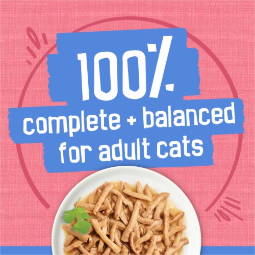 Purina Friskies Shreds with Salmon in Sauce Wet Cat Food Perspective: top