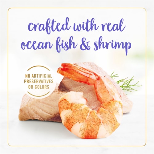 Purina Fancy Feast® Grilled Seafood Feast in Gravy Wet Cat Food Can Perspective: top