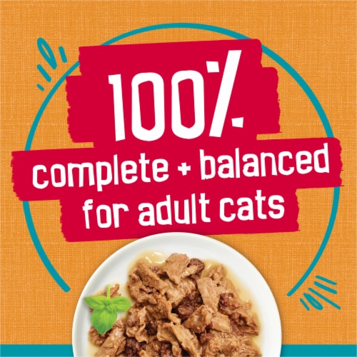 Purina® Friskies® Tasty Treasures® Prime Filets with Chicken & Liver in Gravy Wet Cat Food Perspective: top