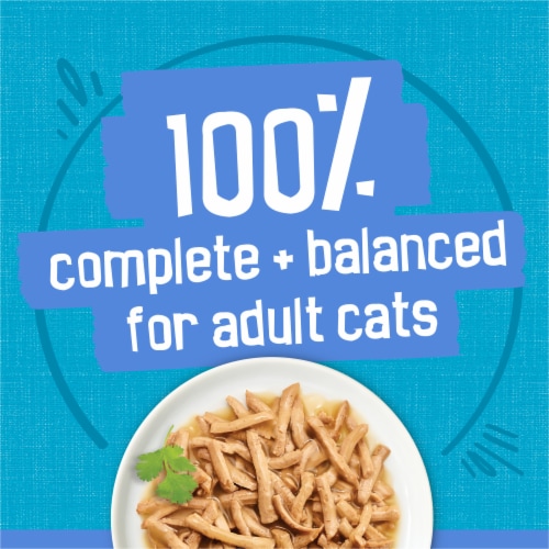 Purina Friskies Shreds Wet Cat Food Whitefish & Sardines in Sauce Perspective: top