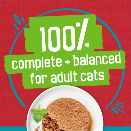 Purina Friskies Tasty Treasures Wet Cat Food Pate Liver & Beef Perspective: top