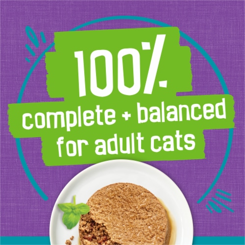 Purina Friskies Tasty Treasures Wet Cat Food Pate Turkey & Chicken Perspective: top