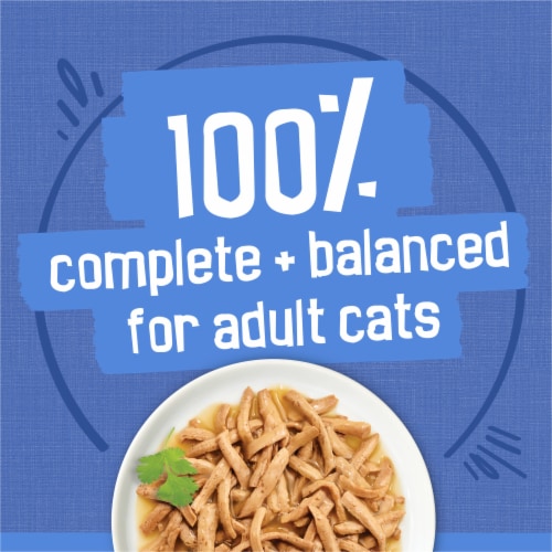 Purina Friskies Savory Shreds Wet Cat Food Variety Pack Perspective: top