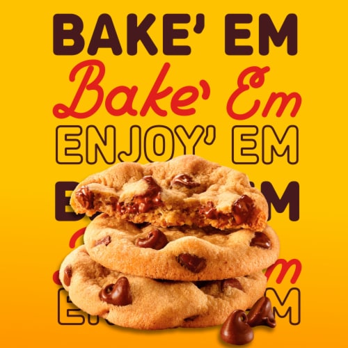 Nestle® Toll House Chocolate Chip Cookie Dough Perspective: top