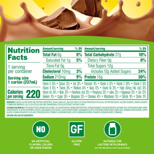 Carnation Breakfast Essentials® High Protein Chocolate Nutritional Perspective: top