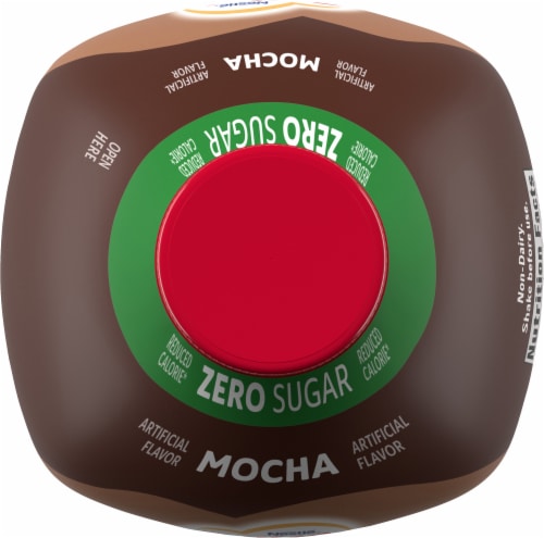 Coffee Mate® Zero Sugar Mocha Iced Coffee Bottle Perspective: top