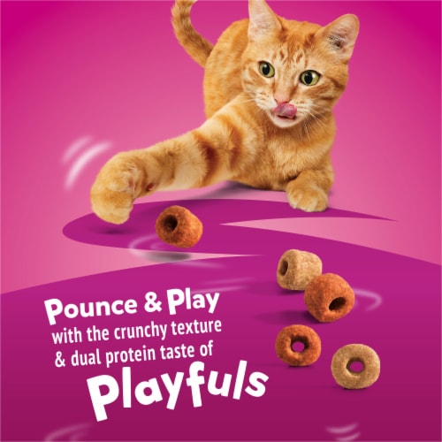 Purina Friskies Playfuls Cat Treats Salmon & Shrimp Flavor Perspective: top