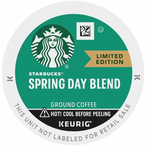 Starbucks® Spring Day Blend Medium Roast K-Cup Coffee Pods Perspective: top