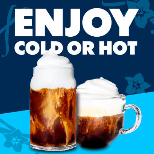 Coffee mate French Vanilla Flavored Cold Foam Creamer Non-Dairy 50 Servings Perspective: top