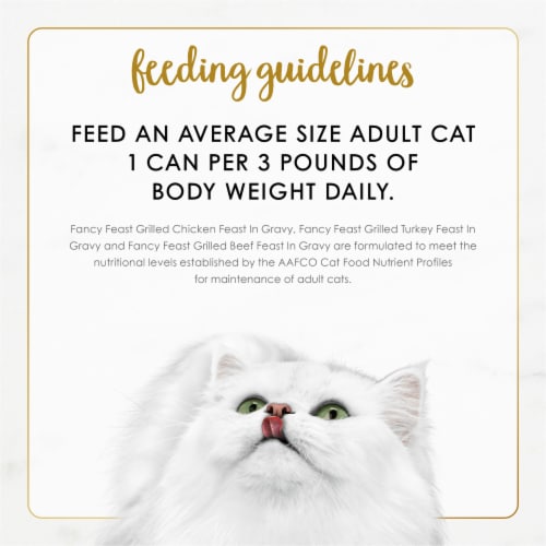 Fancy Feast Poultry & Beef Grilled Collection Wet Cat Food Variety Pack Perspective: top