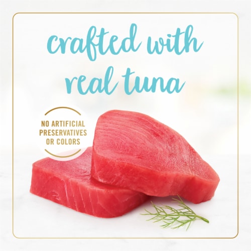 Purina Fancy Feast Grilled Wet Cat Food Tuna Feast in Gravy Perspective: top