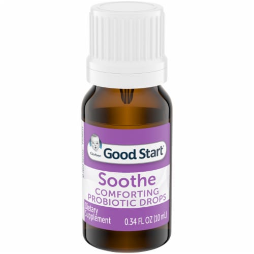 Gerber Baby Soothe Probiotic Colic Relief Drops Perspective: top