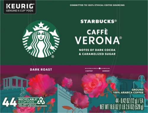 Starbucks® Caffé Verona® Dark Roast K-Cup® Coffee Pods Perspective: top