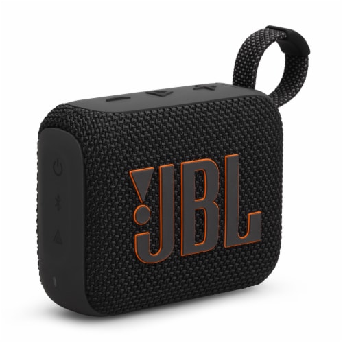 JBL Go4 Waterproof Wireless Bluetooth Speaker - BLACK Perspective: top