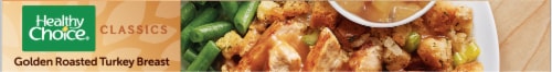 Healthy Choice Classics Golden Roasted Turkey Breast Frozen Meal Perspective: top