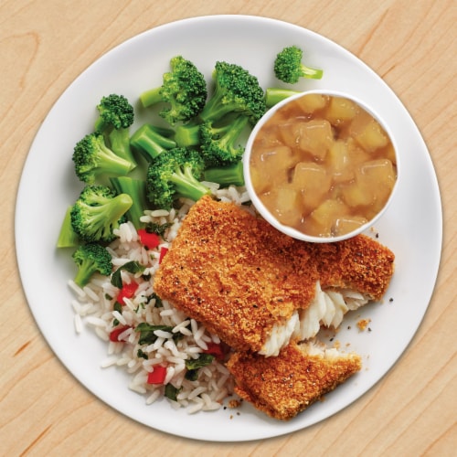 Healthy Choice Classics Lemon Pepper Fish Frozen Meal Perspective: top