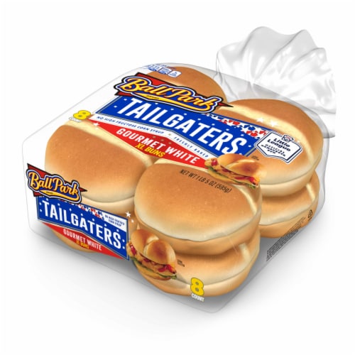 Ball Park Tailgaters Gourmet Extra Large Buns Perspective: top