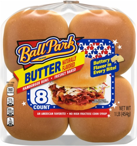 Ball Park® Butter Hamburger Buns Perspective: top