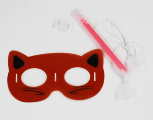 Klein International Glow Fun Cat Eye Mask Perspective: top
