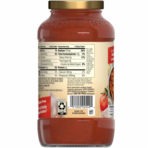 Prego® Traditional Pasta Sauce Perspective: top