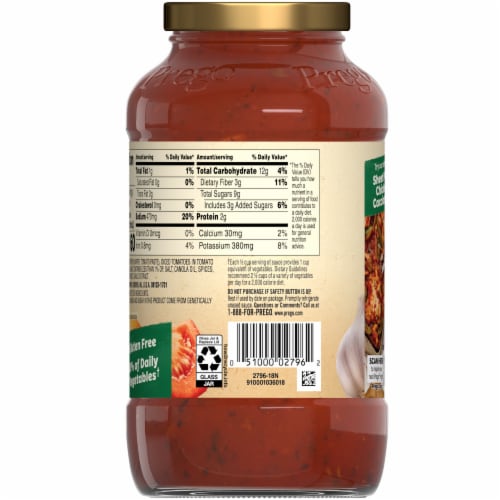 Prego® Mushroom Pasta Sauce Perspective: top