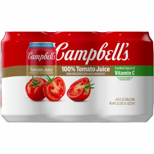 Campbell's® 100% Tomato Juice Concentrate Perspective: top