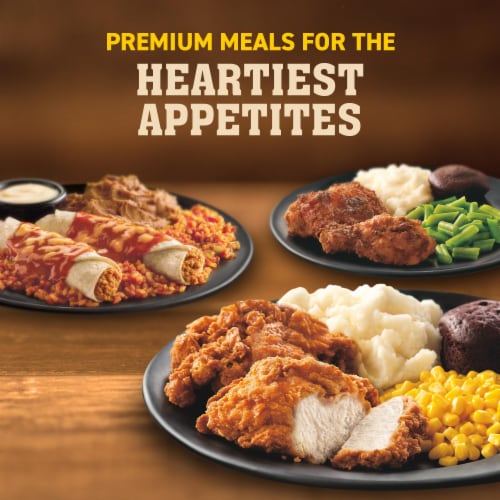 Hungry-Man Selects Classic Fried Chicken Frozen Meal Perspective: top