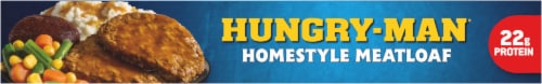 Hungry-Man® Meatloaf Dinner Frozen Meal Perspective: top