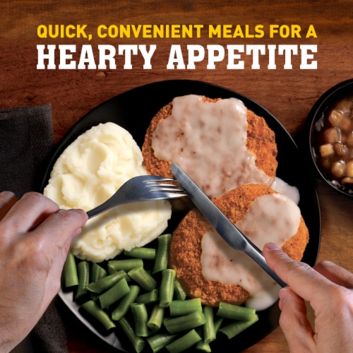 Hungry-Man Country Fried Chicken Frozen Meal Perspective: top