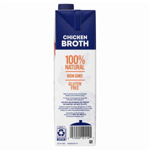 Swanson® 100% Natural Chicken Broth Perspective: top