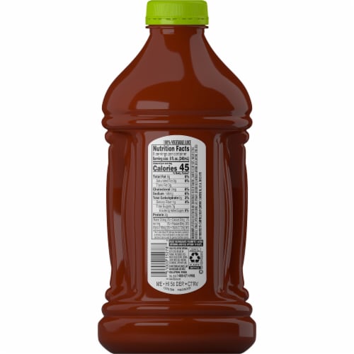 V8 Low Sodium Original 100% Vegetable Juice Perspective: top