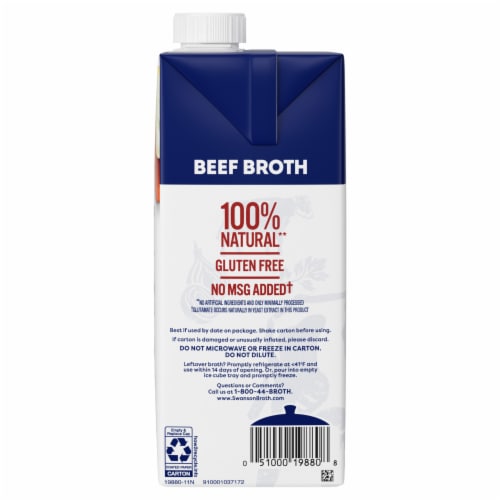 Swanson® Beef Broth Perspective: top