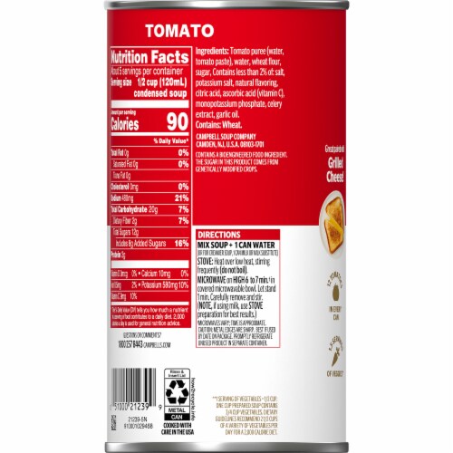 Campbell's® Condensed Tomato Soup Perspective: top