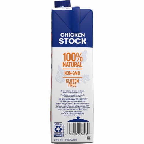 Swanson® 100% Natural Chicken Stock Perspective: top