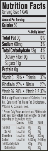 V8 + Energy Kiwi Melon Energy Drink Perspective: top