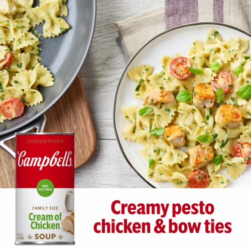 Campbell's® Condensed 98% Fat Free Cream of Chicken Soup Perspective: top