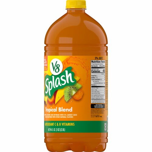 V8 Splash® Tropical Blend Flavored Juice Beverage Perspective: top