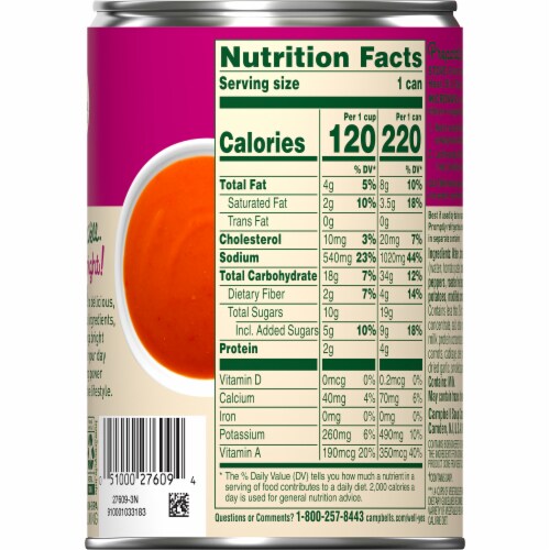 Campbell's® Well Yes!® Roasted Red Pepper & Tomato Soup Perspective: top