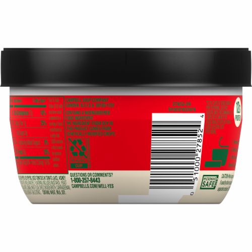 Campbell's Well Yes! Power Soup Bowl Cajun Style Chicken Soup Microwavable Bowl Perspective: top