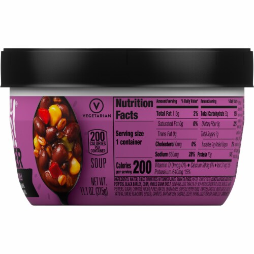 Well Yes!® Power Veggie Chili With Black Beans and Whole Grains Perspective: top