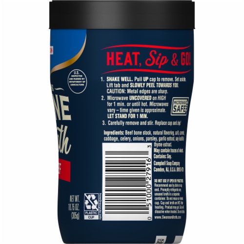 Swanson® Sipping Beef Bone Broth Perspective: top
