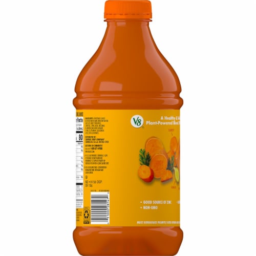 V8® Carrot Ginger 100% Vegetable Juice Perspective: top