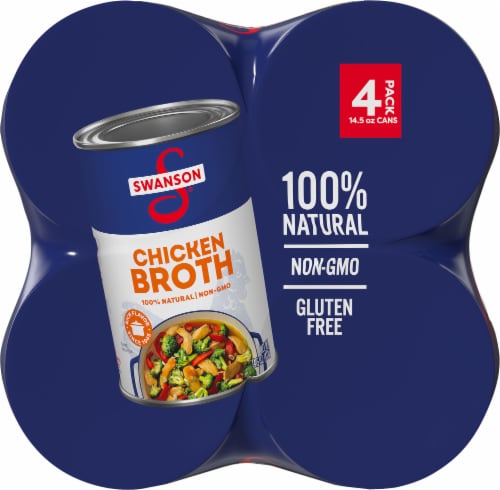 Swanson® 100% Natural Chicken Broth Perspective: top