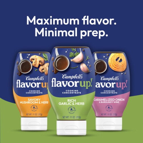 Campbell's® Flavor Up!™ Rich Garlic and Herb Concentrate Perspective: top