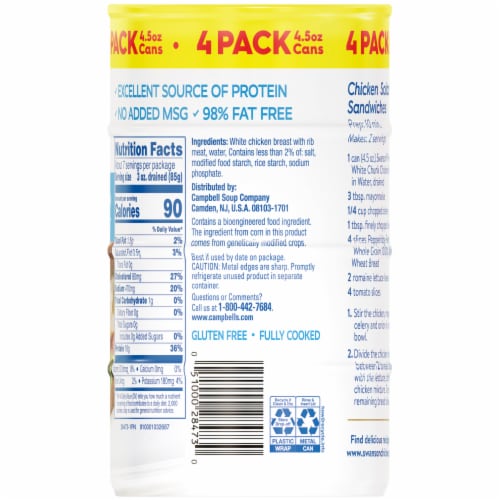 Swanson® White Premium Chunk Canned Chicken Breast in Water Perspective: top