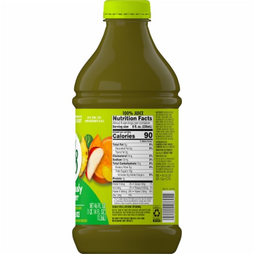V8® Deliciously Green™ Vegetable & Fruit Juice Blend Perspective: top
