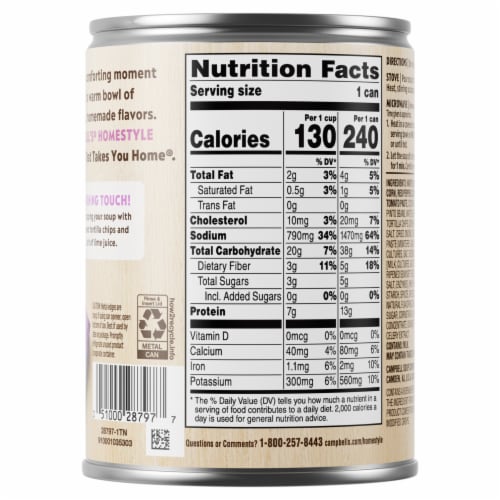 Campbell's® Homestyle™ Mexican-Style Chicken Tortilla Soup Perspective: top