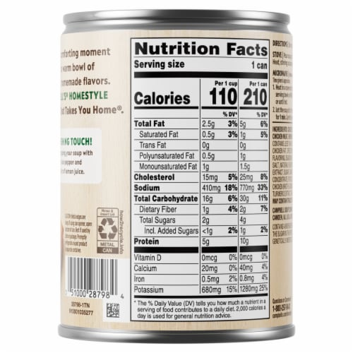 Campbell's® Homestyle™ Healthy Request Savory Chicken & Brown Rice Soup